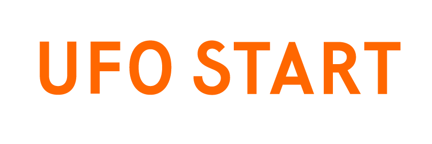 UFOstart text logo